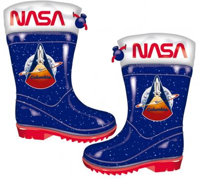 Arditex regenlaarzen Nasa junior PVC blauw/rood Arditex regenlaarzen Nasa junior PVC blauw/rood