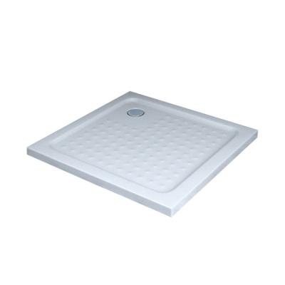 Douchebak Trevi Laag Vierkant 80x80x5cm Antislip SMC Wit Douchebak Trevi Laag Vierkant 80x80x5cm Antislip SMC Wit