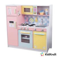 KidKraft Grote pastelkleurige houten kinderkeuken