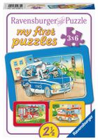 Ravensburger puzzel 3x6 stukjes dieren aan het werk - thumbnail