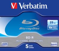 Verbatim 43715 Lees/schrijf blu-ray disc BD-R 25 GB 5 stuk(s)