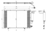 Condensor, airconditioning 350395