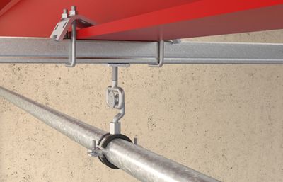 Fischer Profielklem Staal (thermisch verzinkt) 538124 10 stuk(s)