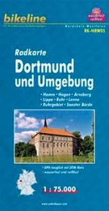 Fietskaart NRW05 Bikeline Radkarte Dortmund und Umgebung | Esterbauer