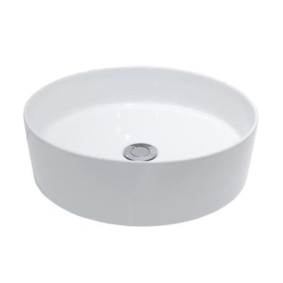 Waskom Link Opbouw Rond 40x12cm Keramiek Mat Wit