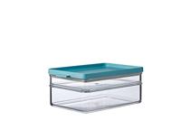 Mepal - Omnia Ontbijtkoelkast Duo - 2-laags koelkast voor het bewaren van worst en kaas - Stapelbaar - Opslag en organisatie - 500ml en 1200ml - Nordic Green