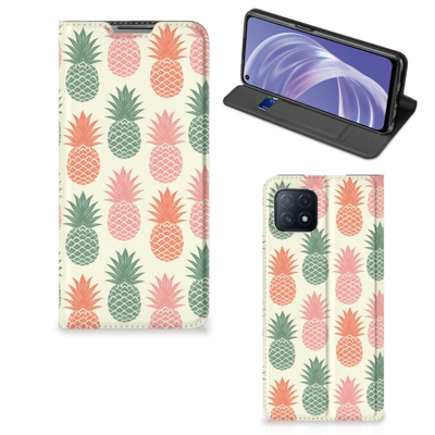 OPPO A73 5G Flip Style Cover Ananas OPPO A73 5G Flip Style Cover Ananas