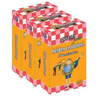 QUIZ IT junior - Helden en idolen, 3ex. - QT183 - Paperback (9789086643790)