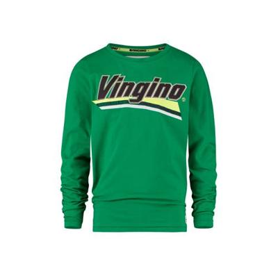 Vingino longsleeve Jomio met tekst fris groen