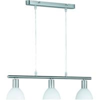 LED Hanglamp - Trion Dolina - E14 Fitting - 3-lichts - Rond - Mat Nikkel - Aluminium