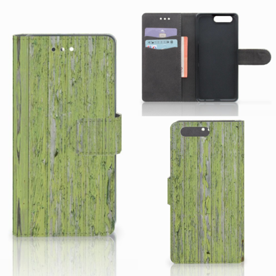 Huawei P10 Book Style Case Green Wood Huawei P10 Book Style Case Green Wood