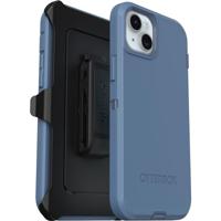 OtterBox Defender Case voor iPhone 15 Plus/iPhone 14 Plus, Schokbestendig, Valbestendig, Ultra-robuust, Beschermhoes, 5x Getest volgens Militaire Standaard, Blauw