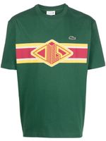 Lacoste logo-print crew-neck T-shirt - Vert