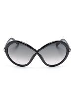 TOM FORD Eyewear lunettes de soleil Dada à monture oversize - Noir - thumbnail