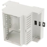 Hammond Electronics 1597DIN4MH53V DIN-rail-behuizing Open 90 x 58 x 71 PPO Lichtgrijs 1 stuk(s)