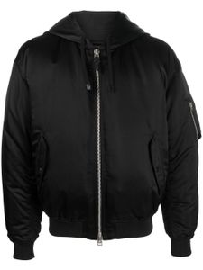 TOM FORD veste bomber à capuche - Noir