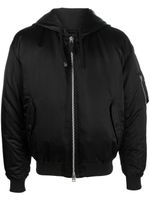 TOM FORD veste bomber à capuche - Noir - thumbnail