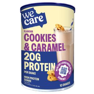 WeCare High Protein Shake Cookies & Caramel Flavour (340 gr)