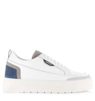 Antony Morato Antony Morato - Flint Powder Wit Leer Lage sneakers Heren