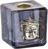 Kaarshouder Mini Kubusvorm Zwart - Buddha - thumbnail