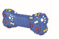 Trixie vinyl bot met geluid assorti 15 cm 4 st