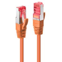 LINDY 47809 RJ45 Netwerkkabel, patchkabel CAT 6 S/FTP 2.00 m Oranje Snagless 1 stuk(s)