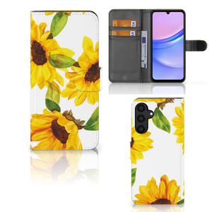 Hoesje voor Samsung Galaxy A15 Zonnebloemen