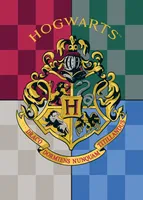 Harry Potter fleece plaid Hogwarts - 100 x 140 cm - thumbnail