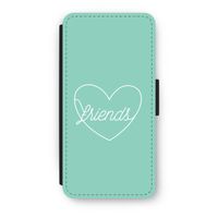 Friends heart pastel: iPhone 7 Flip Hoesje