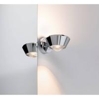 Paulmann Sabik 70947 LED-wandlamp voor badkamer 9 W Warmwit Chroom (glanzend) - thumbnail