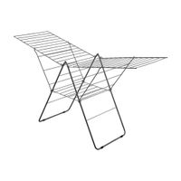 Metaltex Amsterdam Droogrek 32 m Drooglijn 208x64x104 cm Zwart