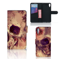 Telefoonhoesje met Naam Sony Xperia L3 Skullhead