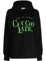 CHOCOOLATE hoodie en coton à logo brodé - Noir