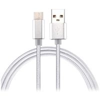 Saii Charge&Sync USB-C Kabel - 1m, USB 3.1 - Wit - thumbnail