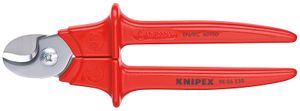 Knipex Knipex-Werk 95 06 230 VDE-kabelschaar Geschikt voor (striptechniek) Aluminium- en koperkabel, een- en meerdraads 16 mm 50 mm² 1