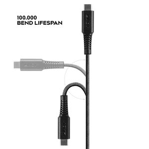 LINDY USB-kabel USB 2.0 Apple Lightning stekker, USB-C stekker 2.00 m Zwart 31287