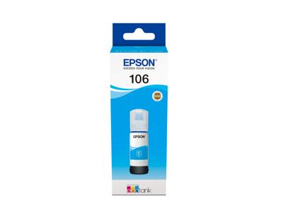 Epson C13T00R240 106 EcoTank Navulinkt Origineel Epson Cyaan 70 ml