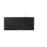 CHERRY JK-8500CH-2 STREAM KEYBOARD, USB Tastatur, Kabelgebunden,der blaue Engel“, GS-Zulassung, QWERTZ Business-Tastatur, Schweizer Layout,Zwart