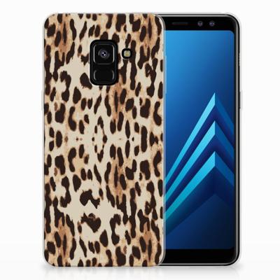 Samsung Galaxy A8 (2018) TPU Hoesje Leopard