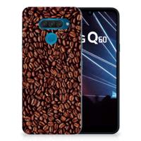 LG Q60 Siliconen Case Koffiebonen