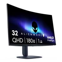 Alienware 32 Gaming Monitor - AW3225DM, QHD (2560x1440), 1500R Gebogen, 180Hz, VA, 1ms, AMD FreeSync, VESA AdaptiveSync, 95% DCI-P3, HDR400, DisplayPort, 2 HDMI, 3 USB, 3 Jaar Garantie
