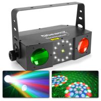 BeamZ Terminator IV Disco-laserprojector & stroboscoop Zwart