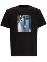 Armani Exchange T-shirt met print - Zwart