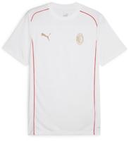 Puma AC Milaan Casuals T-shirt wit ACM T7 Tee Jersey Milan Shirt Rossoneri, Maat: L