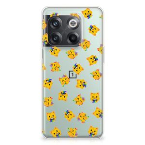 TPU bumper voor OnePlus 10T Katten Emojis