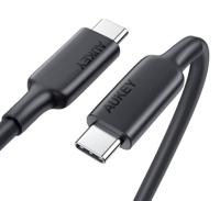 Aukey Cable USB-C naar USB-C 1.0m zwart - CB-CD23