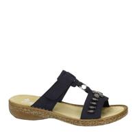 Rieker slippers donkerblauw
