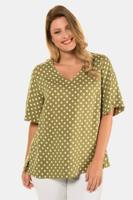 Ulla Popken Tuniek, A-lijn, V-hals, zijsplitten - Grote Maten