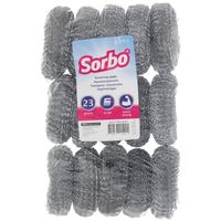 Sorbo pannenspons/metaalspons - 15x - 23 grams - extra sterk