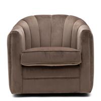 Rivièra Maison Draaibare Fauteuil St. Lewis Velvet - Golden Mink